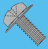 Pan Head Square Cone SEMS Machine Screw